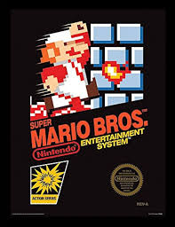 Super Mario Bros. (NES Cover) Stampa incorniciata 30x40 cm : Amazon.it: Casa e cucina